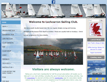 Tablet Screenshot of lochcarronsailing.com